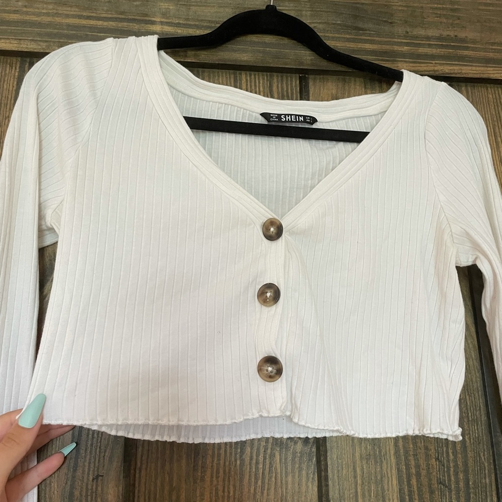 Button up White long sleeve